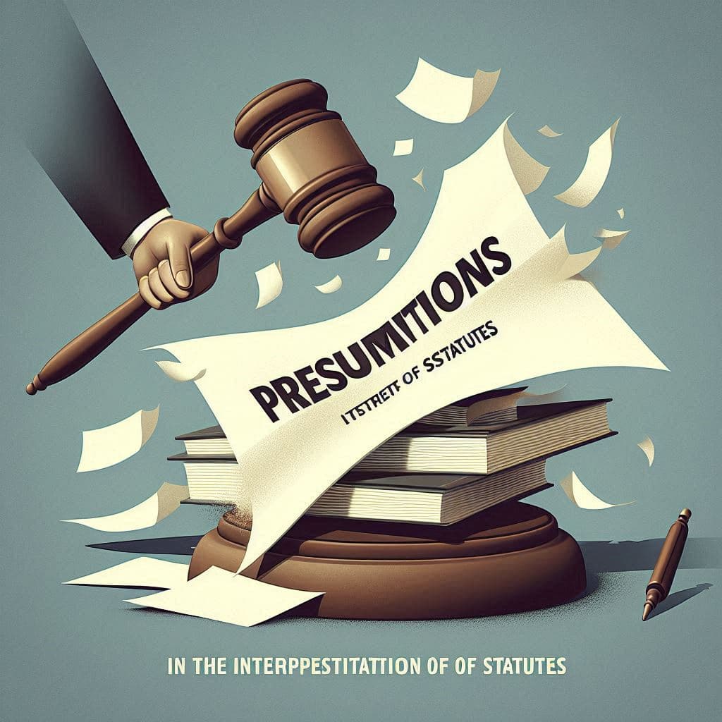 Presumptions in the Interpretation of Statutes